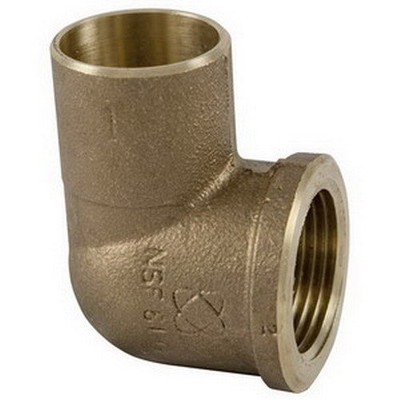 "Nibco" 7073LF34 Elbow, 90, Low Lead Cast Bronze, C x FNPT