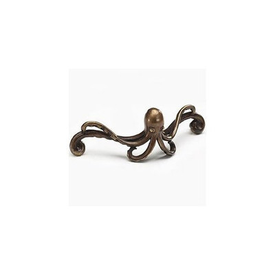 SCHAUB 918-ED Pull, Octopus, Estate Dover, 4 1/4" cc (SCH-)