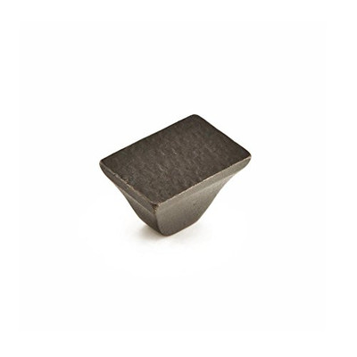 SCHAUB 814-BB  Vinci Collection 1-1/4" dia. Rectangle Knob - Black Bronze.