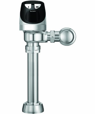 Sloan 3370000 Valve SOLIS 8111-1.6/1.1 SOLIS Solar Powered Dual Flush Flushometer, Chrome