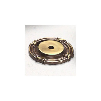 SCHAUB 756-ALP and Company 756 Versailles Design Single Hole Backplate With 1-1/2" Lengt, Antique Light Polished.