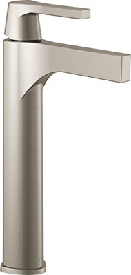 Delta 774-SS-DST Faucet Zura Single Handle Vessel Bathroom Faucet, Stainless