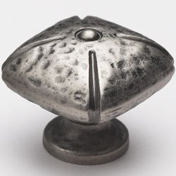SCHAUB 251-VN and Company 251 Siena 1-3/8 Inch Square Cabinet Knob, Vibra Nickel.