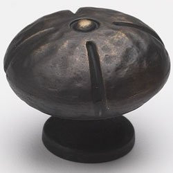 SCHAUB 250-ABZ and Company 250 Siena Design Round Cabinet Knob With 1-3/8" Diameter, Ancient Bronze