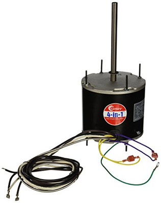 CENTURY® ORM5488 4-IN-1® CONDENSER FAN MOTOR, 5-5/8 IN., 208 - 230 VOLTS, 2.1 AMPS, 1/3 - 1/8 HP, 825 RPM 115927