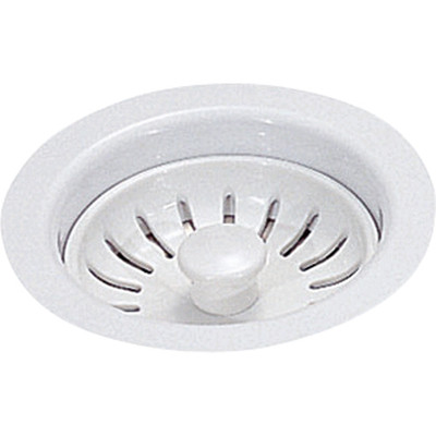 Franke 900W  Universal 3 1/2" Sink Strainer Basket Lever, White 900P 3