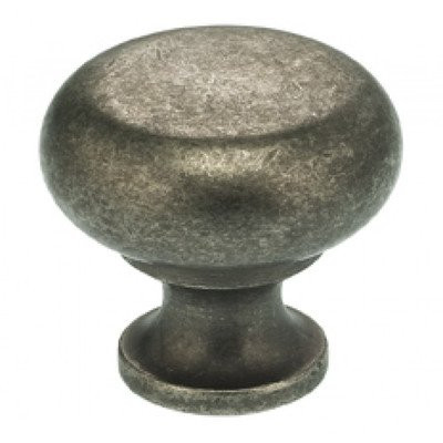 Omnia 9100/31.VI Vintage Mushroom Knob Finish: Vintage Iron, Size: 1.23" H x 1.23" W x 0.88" D