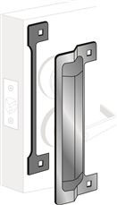 PRO-LOK 3565195 13" Latch Protector Kit with Installation Spacer (Stainless Steel Finish)