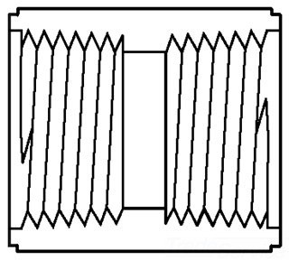 830-005 1/2 IPS CPLG PVC SCH-80 SPEARS MFG. CO. 9494