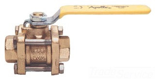 CONBRACO 972853 82LF-102-01 LF 3/8in APOLLO BRONZE IPS 3PC BALL VALVE INDUSTRIES INC. (APOLLO)