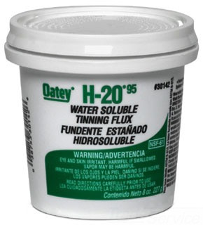 30142 8oz OATEY H-20(95) LEAD FREE WATER SOLUBLE TINNING FLUX OATEY COMPANY 985104