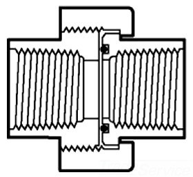 858-002 1/4 IPS UNION PVC SCH-80 NIBCO 898-002 SPEARS MFG. CO. 9542