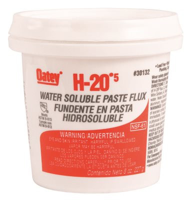 OATEY 431021 FLUX H-205 WATER SOLUBLE PASTE FLUX, 8 OZ.