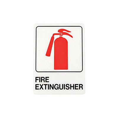 HY-KO 159478 Hy-Ko Plastic Fire Extinguisher Sign, 5" x 7"