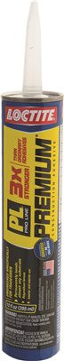 HENKEL CONSUMER ADHESIVES 271901 Loctite PL Premium Polyurethane Construction Adhesive, Case of 12 10-oz Cartridges