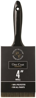 RUBBERSET 289789 ONE COAT Stain & Varnish Brushes - 4" stain & varnish oil brush white china bristle [Set of 6]