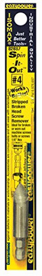 EAZYPOWER 2479557  #4 Spin It Out Damaged Screw Remover (1 Pack)