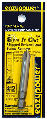 EAZYPOWER 2479555  #2 Spin It Out Damaged Screw Remover (1 Pack)