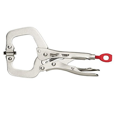 MILWAUKEE 2490362 ® TORQUE LOCK® LOCKING C-CLAMP, SWIVEL JAW, 6 IN.
