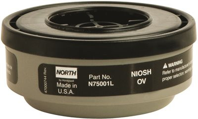Honeywell 294402 North by  Organic Vapors APR Cartridge For 5500, 7700, 5400 And 7600 Series Respirators - 1 PK