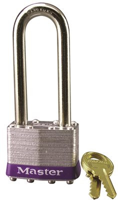 MASTERLOCK 804261 MASTERLOCK 1KALJ Kyed Alike Laminated Lock with 2-1/2-inch Shackle, 1-3/4-inch Wide Body