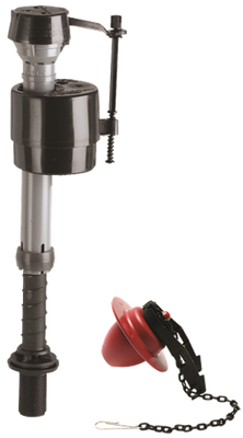 FLUIDMASTER 181022  Universal Toilet Fill Valve and Flapper Repair Kit, for 2-Inch Flush Valve Toilets