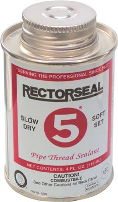 25631 1/4PT #5 RECTORSEAL RECTORSEAL CORP. SOLDERING/SEALANTS 861927