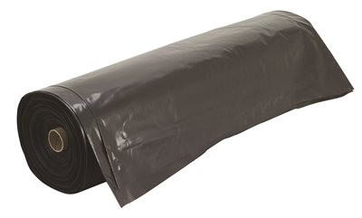 THERMWELL 881208 Frost King Polyethylene Sheeting, Black, 10' x 25' x 4 Mil.