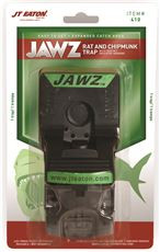 JT EATON 289724 (Pack of 6)  Jawz Large Plastic Rat Trap with High Tension Spring for Solid or Liquid Bait