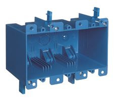 Carlon 663156 Rectangle 3 Gang Outlet Box PVC Blue-Mfg# - Sold As 8 Units