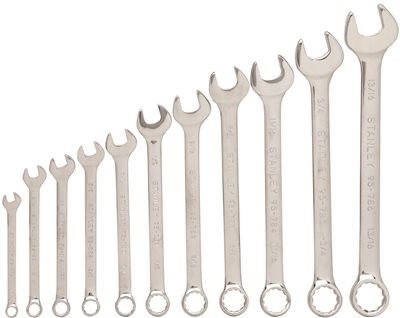 Proto 286988 Proto , 11 Piece Fractional Combination Wrench Set, 12 Point