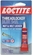 HENKEL 3562420 Loctite Heavy Duty Threadlocker, 0.2 oz, Blue 242, Single