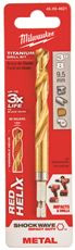 MILWAUKEE SHOCKWAVE 3/8 IN. TITANIUM DRILL BIT MILWAUKEE ELECTRIC TOOL 48-89-4621