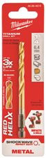 MILWAUKEE 3565071 & #174 SHOCKWAVE & #8482 1/4 Impact Hex Drill Bit - Titanium Coated