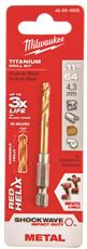 MILWAUKEE SHOCKWAVE 11/64 IN. TITANIUM DRILL BIT MILWAUKEE ELECTRIC TOOL 48-89-4608