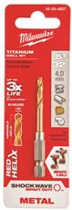 MILWAUKEE SHOCKWAVE 5/32 IN. TITANIUM DRILL BIT MILWAUKEE ELECTRIC TOOL 48-89-4607
