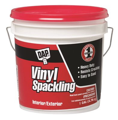 Dap 441235  1-Gallon All Purpose Vinyl Spackle Interior/Exterior Concrete Patcher, White