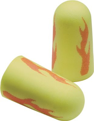 3M 295853 ™ E-A-RSOFT™ YELLOW NEON™ BLASTS™ DISPOSABLE CORDLESS EARPLUGS IN POLY BAG, 200 EARPLUGS PER BOX