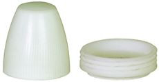 SIOUX CHIEF SX-0060806  Smartcap Screw-On Toilet Bolt Caps, White, 2 Per Bag, 25 Bags Per Case - S x -0060806