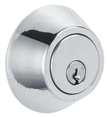 SCHLAGE 2479332 Dexter by JD60625 Single-Cylinder Deadbolt, Bright Chrome