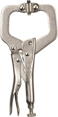 Vise Grip 286201 IRWIN VISE-GRIP The Original Locking C-Clamp with Swivel Pads (2” 50mm Clamping Gap)