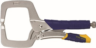 Vise Grip 286221 IRWIN Tools VISE-GRIP Fast Release Locking C-Clamp, Regular Tips, 11-inch ()