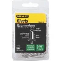 Proto 287093 Proto 3/16 Inch X 1/8 Inch Aluminum Rivets, Pack of 50(Pack of 50)
