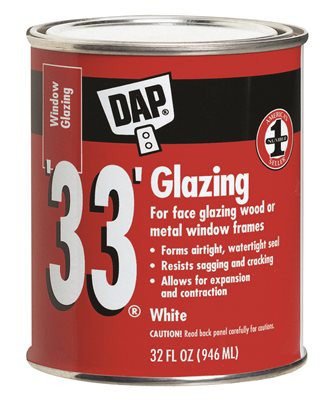 Dap 441070  33 Glazing Compound, 1-Quart, White
