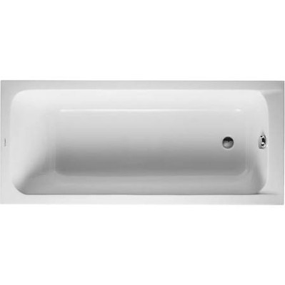 Duravit D700100000000092  Bathtub D-Code 1700x750mm white outlet in foot areaUSsingle packe 74627