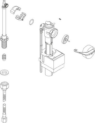 Kohler K1068034 FILL VALVE ASSEMBLY 1068034