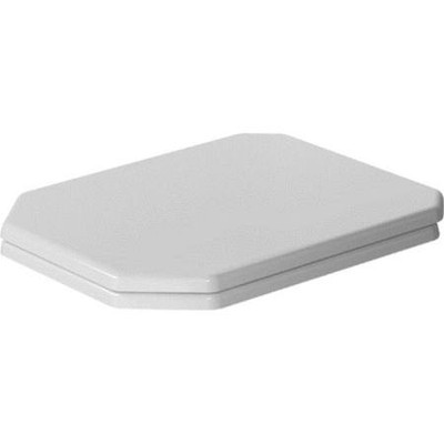 Duravit 64890000 00 - Seat and cover 1930 white, hinges s Urea, octogonal, with soft closure