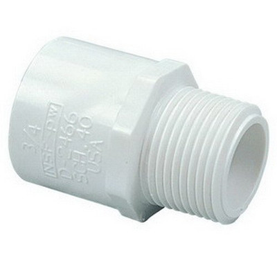 Nibco 436012 Nibco 436012NIBCO 1-1/4 PVC SCH40 MIPXS MALE ADAP