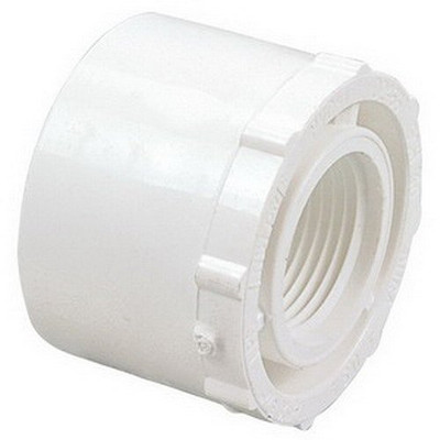 "Nibco" 438168 White PVC SCH 40 Reducing Hex Bushing, 1-1/4" x 1"