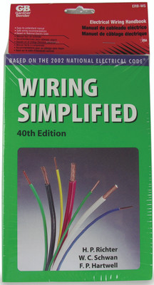 GARDNER BENDER 106738  Wiring Simplified 44th Edition, DIY Electrical Installation Guide, 1 Pk.
